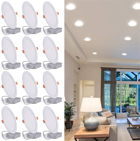 living room light junction box|12 Pack 8 Inch LED Recessed Lighting with Junction Box Ultra .